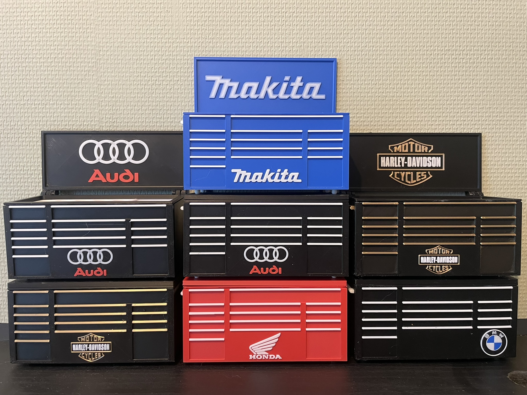 Pennenpotjes Toolboxjes